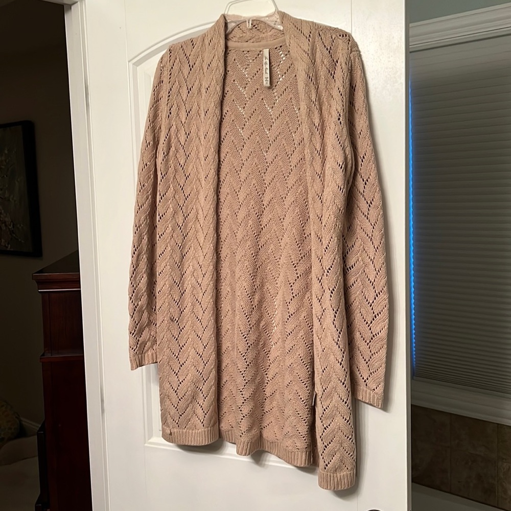 Knit long Cardigan Sweater